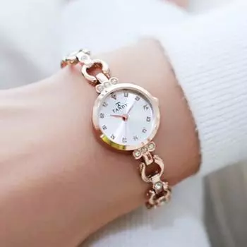 [Tandy] Роскошные женские часы с драгоценными камнями (Австрийский тип камня) T-4033 Выберите 1 из 3 типов ([Тэнди] предоставлена сумка для покупок),Корейские популярные часы