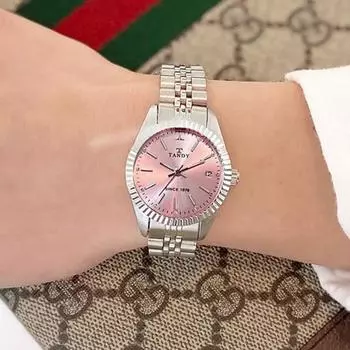 [Tandy] Роскошные женские металлические наручные часы для пар T-3921F Выберите 1 из 4 типов ([Тэнди] предоставлена сумка для покупок),Корейские популярные часы