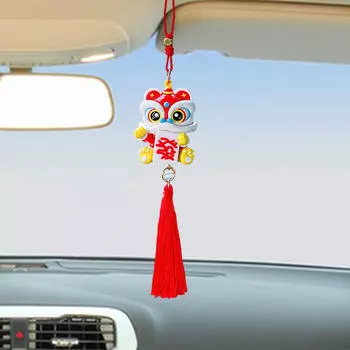 -Танец Интерьер автомобиля Подвесной кулон Украшение Зеркало Аксессуары для Учебы get rich