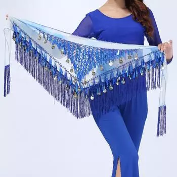 Танец живота поясная цепочка на бедра шарф танцовщица юбка женский сценический костюм для шоу пояс для танца живота принадлежности для танцовщицы