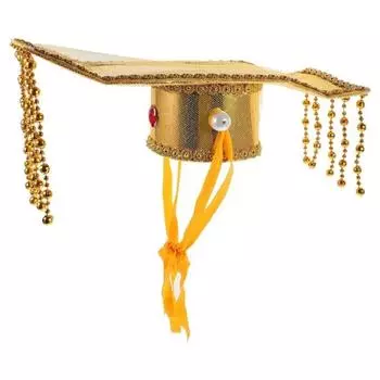 Tang Dynasty Imperial Tiara Headwear Bradde Chain Cosplay Hanfu Headband Hair Styling Accessory