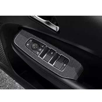 TANGDUTUTU Nissan Note E13 Крышка переключателя стеклоподъемника Кнопка стеклоподъемника двери Панель переключателя двери Внутренняя панель Детали интерьера Аксессуары ABS Смола 4 шт. Новые