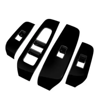 TANGDUTUTU Nissan Note E13 Крышка переключателя стеклоподъемника Кнопка стеклоподъемника двери Панель переключателя двери Внутренняя панель Детали интерьера Аксессуары ABS Смола 4 шт. Новые