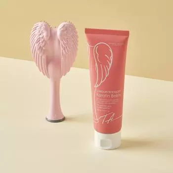 TANGLE ANGEL London Bouquet Cherup Brush Special Edition (Кератиновый бальзам 120мл + Оригинальный Розовый)