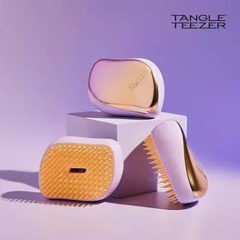 TANGLE TEEZER Компактный стайлер #Сиреневый Желтый Хром