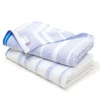 TANGONO сертифицированное Imabari невероятно пушистое банное полотенце 2 шт. 61 x 120 см синее x морское быстросохнущее хлопковое полотенце imabari Полотенце, мягкое, Япония, (Набор / /