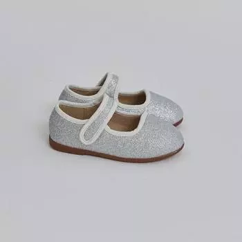 Тани на плоской подошве для девочек Baby Jam, серебристый-Y903 130