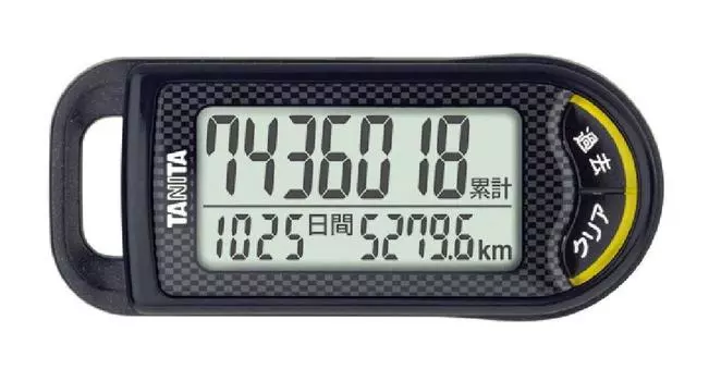 Tanita 3D sensor equipped pedometer travel companion black FB-733