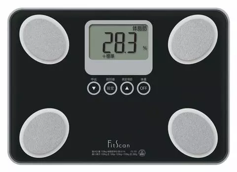 Tanita Body Composition Meter Fit Scan FS-101-BK (Black)