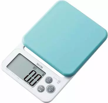 Tanita Cooking Scale with Removable and Washable Silicone Cover Measures up to 2kg in 0.1g increments Comes with a Hook Hole for Convenient Storage