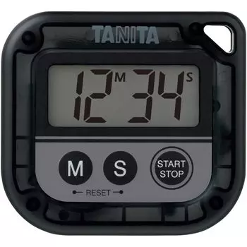 Tanita Kitchen Study Timer Waterproof with Magnet 100 Minute Counter Washable Timer Black BK TD-376N чёрный