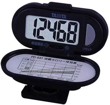 TANITA Pedometer Black PD-641-BK