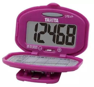 TANITA Pedometer Magenta MA PD-635