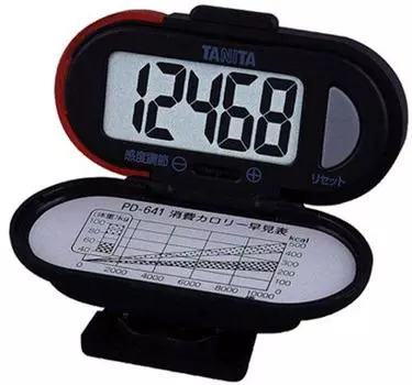 TANITA Pedometer Red PD-641-RD