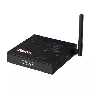 TANIX TX68 Android 12.0 Smart TV Box Allwinner H618 Четырехъядерный 4K медиаплеер AV1 H.265 VP9 EU-16G чёрный
