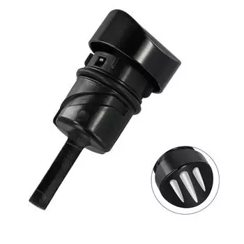 Tank Cap Plug Oil Dipstick 1pc Billet Aluminum And Plastic Black Easy To Install For Harley Sportster 883 1200 CHINA