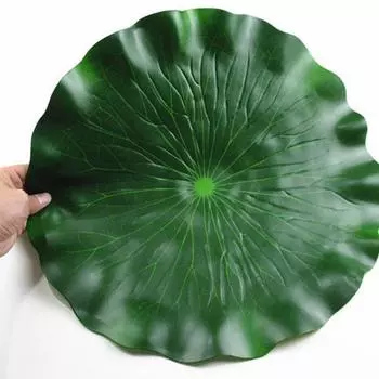 Танк Пруд Ландшафтное украшение Реквизит для выступления Бассейн Рыба Имитация листьев лотоса Folium Плавающий Lotus Nelumbinis Eva 22cm