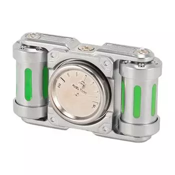 Танк-роллер с металлическим наконечником для пальца, гироскоп, светящийся в темноте, игрушка для снятия стресса при СДВГ и СДВГ