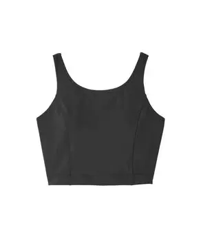 Tank Sweat Quick Odor UV Any Motion Mid L [Danskin] Верх, впитывающий, высыхающий, антибактериальный, устойчивый, защита, Верх, DC124300, женский, черный, чёрный