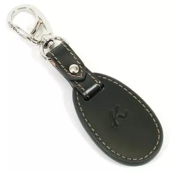 Брелок из дубленой кожи ZH0488 Dark Stitch 32441 Один размер [Kitamura] Мужской зеленый/золотой [Зеленый]