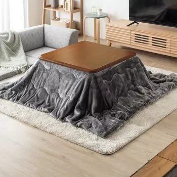 Tansu no Gen Kotatsu Futon Отдельный предмет Tororin Square Многократная стирка Teijin Philcare Антибактериальный Устойчивый к запахам Kotatsu Размеры Угольно-серый