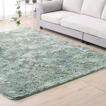 Tansu no Gen Rug Shaggy Rug 100 x 140 см 1 татами Прямоугольный моющийся пушистый ворс приблизительно 25 мм Горячий ковер Совместим с подогревом пола Все
