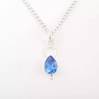 Tanzanite Gemstone 925 Sterling Silver Jewelry Handmade Pendant 1.40 For Women PP-12-6