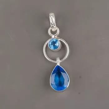 Tanzanite Gemstone 925 Sterling Silver Jewelry Handmade Pendant 1.80 For Gift PP-10-2