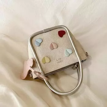 Taole Story portable small tote bag versatile women s summer cute bag shoulder messenger bag