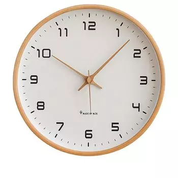 Taolenly Table Continuous Second Wooden Wall Easy to Room Interior Dry 25CM Clock, Стильный, Ручной, Нерадиоволновой, Бесшумный, Интерьер, Часы, Часы, Смотрите,