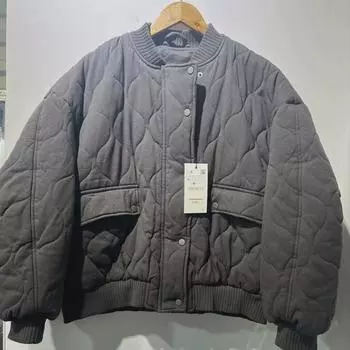 TAOP&ZA Женская хлопковая свободная куртка-пилот - Коллекция осень-зима 4088243 XS