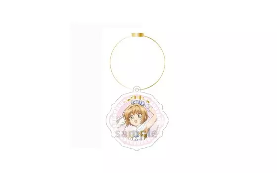 Tapioca Cardcaptor Sakura Clear Card Edition Sakura Acrylic Charm Keychain