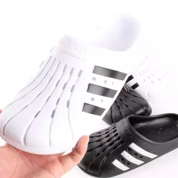 Тапочки Adidas Adilette Clog Summer Aqua Shoes Workout 8970 blacks/235