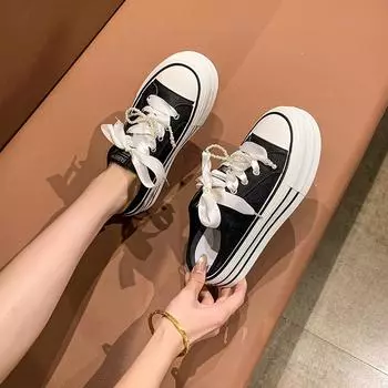 Тапочки Baotou, женская летняя верхняя одежда 2025 года, новые белые туфли с одной педалью, универсальные, дышащие, модные, на толстой подошве, классные тапочки 35