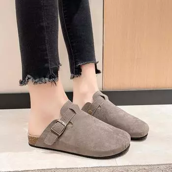 Тапочки Baotou женские повседневные полутапочки 35 жёлтый