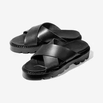 Тапочки через плечо из веганской кожи Clayon высотой 5,5 см lux-CL0052 250