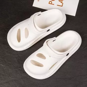 Тапочки Cloud женские мужские летние пляжные сандалии с эффектом памяти для кухни шеф-повара медсестры для больницы для женщин садовые сабо балетки повседневная обувь 40