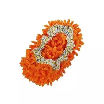 Тапочки для чистки пола от пыли, швабра для дома, очиститель для комнаты, съемная бахила синий