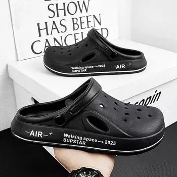 Тапочки для гостиной на лето мужские шлепанцы обувь мужские оригинальные шлепанцы мягкие мужские тапочки для ходьбы дома мужские шлепанцы 44-45