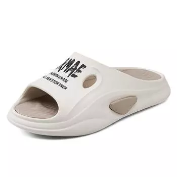 Тапочки для мужчин, летние, пляжные, для отдыха на природе, модные, удобные, повседневные, домашние, мужские сандалии, классические, для ванной, для дома 2024 40