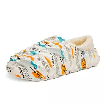 Тапочки для мужчин, водонепроницаемые домашние тапочки, закрывающие пятку, женская домашняя обувь для пар, износостойкая обувь для мужчин с толстой подошвой 38 чёрный