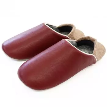 Тапочки для предотвращения стихийных бедствий в помещении Babouche Room Shoes, защитные тапочки размера M, красные [Okumura]
