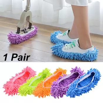 Тапочки для швабры Ленивый Быстрая Полировка Домашнего Пола Пылеудаление 1 PCS зелёный
