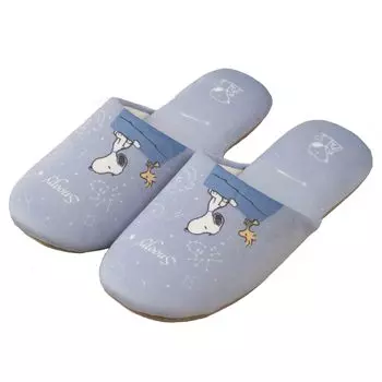 Тапочки для туалета Starry Sky Snoopy Blue Grey Один размер подходит большинству [Senko]