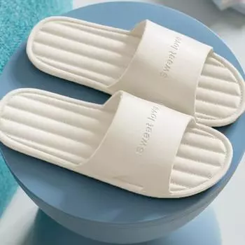 Тапочки Eva для мужчин, для ванной, дома, с нескользящими, не вонючими ногами, для дома, для летней ванной, для женщин 36-37 белый