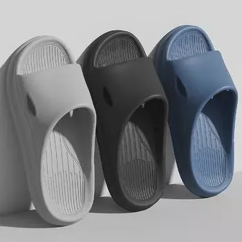 Тапочки Ева: Мужские и женские нескользящие сандалии для дома и лета 42-43 серый