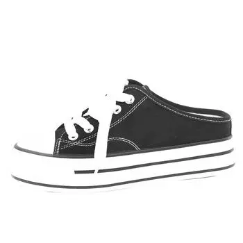 Тапочки Fujin, парусиновые эспадрильи для девочек, дышащая удобная женская обувь, лето, весна, осень