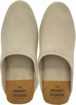 Тапочки Henry Studio Heel Accent Slippers 74240 BE L Внешние размеры [Daikai] Круглогодично (25-27см) 30,5 см