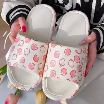 Тапочки из ЭВА для летнего домашнего использования, для купания в ванной, противоскользящие, износостойкие тапочки для женщин и мужчин в помещении и на улице 35-36