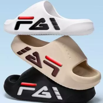 Тапочки из ЭВА для женщин на лето, новые домашние тапочки для душа с защитой от запаха в ванной, нескользящие домашние классные тапочки для мужчин 40-41 белый